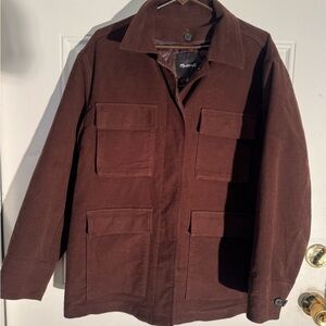 Madewell Men's Dark Brown Military Jacket